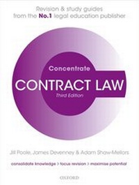 Enlarge image Cover: Contract Law Concentrate - Oxford University Press