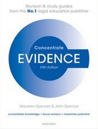Enlarge image Cover: Evidence Concentrate - Oxford University Press