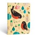 Cover: Mother Robin (Tracy Walker?s Animal Friends) Midi Lined Hardcover Journal (Elastic Band Closure) - Paperblanks
