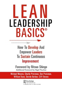 Abbildung von: Lean Leadership BASICS - Productivity Press