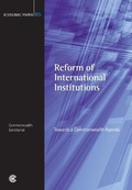 Cover: Reform of International Institutions - Commonwealth Secretariat