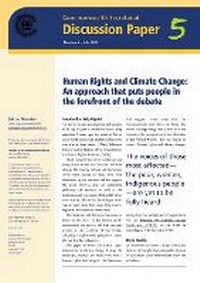 Enlarge image Cover: Human Rights and Climate Change - Commonwealth Secretariat