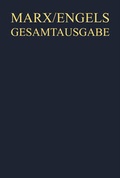 Cover: Karl Marx; Friedrich Engels: Gesamtausgabe (MEGA). Exzerpte, Notizen, Marginalien / November 1857 bis Februar 1858 - De Gruyter Akademie Forschung
