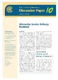 Cover: Alternative Service Delivery Revisited - Commonwealth Secretariat