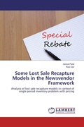 Cover: Some Lost Sale Recapture Models in the Newsvendor Framework - LAP Lambert Academic Publishing