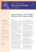 Cover: MDGs Progress and Post-MDGs Priorities in the Commonwealth - Commonwealth Secretariat