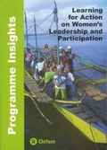 Cover: Learning for Action on Women's Leadership and Participation - Oxfam Professional