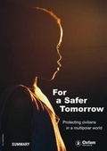 Cover: For a Safer Tomorrow (Summary) - Oxfam Professional