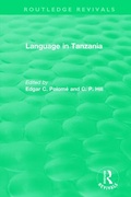 Cover: Routledge Revivals: Language in Tanzania (1980) - Routledge