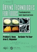 Cover: Drying Technologies for Foods - CRC Press
