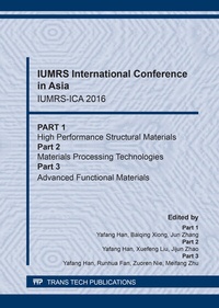 Enlarge image Cover: IUMRS International Conference in Asia - Trans Tech Publications Ltd