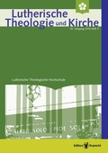 Bild: Lutherische Theologie und Kirche, Heft 04/2016 - Edition Ruprecht
