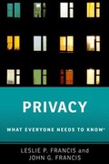 Cover: Privacy - OUP eBook