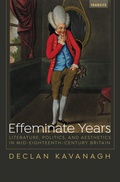 Cover: Effeminate Years - Bucknell University Press,U.S.