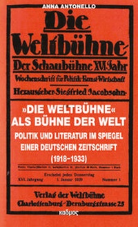 Abbildung von: »Die Weltbühne« als Bühne der Welt - Kulturverlag Kadmos Berlin