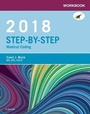 Cover: Workbook for Step-by-Step Medical Coding, 2018 Edition - Elsevier