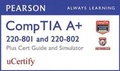 Cover: Comptia A+ 220-801 and 220-802 Pearson Ucertify Course, Cert Guide, and Simulator Bundle - Que Corporation,U.S.