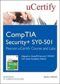 Cover: CompTIA Security+ SY0-501 Pearson uCertify Course and Labs Student Access Card - Pearson It Certification