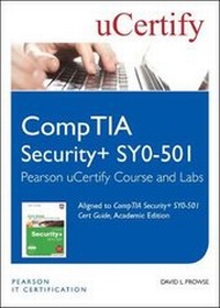 Abbildung von: CompTIA Security+ SY0-501 Pearson uCertify Course and Labs Student Access Card - Pearson It Certification