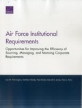 Cover: Air Force Institutional Requirements - RAND