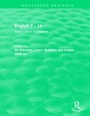 Cover: English 7 - 14 (1991) - Routledge