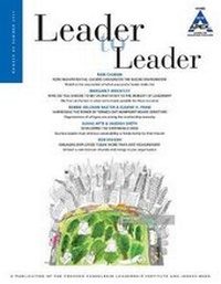 Enlarge image Cover: Leader to Leader (LTL), Volume 85, Summer 2017 - Wiley