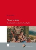 Cover: Privacy as Virtue - Intersentia Ltd