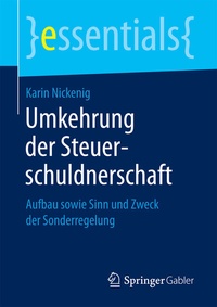 Abbildung von: Umkehrung der Steuerschuldnerschaft - Springer Gabler