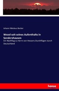 Cover: Wezel seit seines Aufenthalts in Sondershausen - Hansebooks