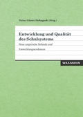 Cover: Entwicklung und Qualit&auml;t des Schulsystems - Waxmann