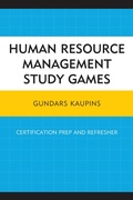 Cover: Human Resource Management Study Games - University Press of America