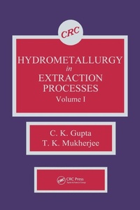 Abbildung von: Hydrometallurgy in Extraction Process - CRC Press