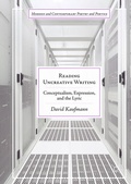 Cover: Reading Uncreative Writing - Palgrave Macmillan