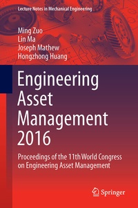 Enlarge image Cover: Engineering Asset Management 2016 - Springer