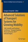 Bild: Advanced Solutions of Transport Systems for Growing Mobility - Springer