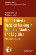 Cover: Multi-Criteria Decision Making in Maritime Studies and Logistics - Springer