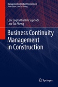 Cover: Business Continuity Management in Construction - Springer