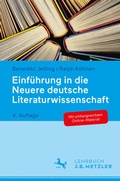 Cover: Einf&uuml;hrung in die Neuere deutsche Literaturwissenschaft - J.B. Metzler