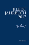Cover: Kleist-Jahrbuch 2017 - J.B. Metzler