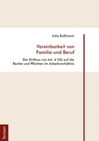 Abbildung von: Vereinbarkeit von Familie und Beruf - Tectum Wissenschaftsverlag