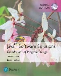 Enlarge image Cover: Java Software Solutions, Global Edition - Pearson Education Limited
