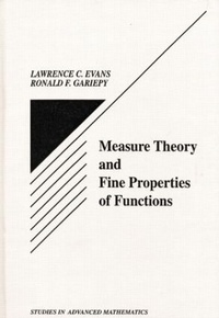 Enlarge image Cover: Measure Theory & Fine Properties of Functions - CRC Press