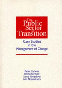 Enlarge image Cover: The Public Sector in Transition - Sheffield Hallam University Press