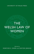 Cover: The Welsh Law of Women - University of Wales Press