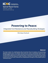 Enlarge image Cover: Powering to Peace - International Center on Nonviolent Conflict