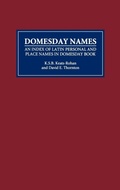 Cover: Domesday Names - Boydell Press