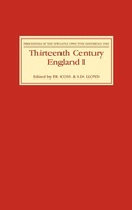 Cover: Thirteenth Century England I - Boydell Press