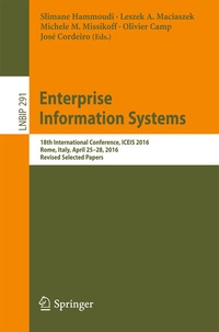 Enlarge image Cover: Enterprise Information Systems - Springer