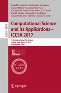Cover: Computational Science and Its Applications - ICCSA 2017 - Springer