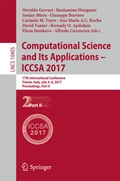 Cover: Computational Science and Its Applications - ICCSA 2017 - Springer